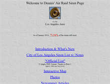 Tablet Screenshot of losangelesairraidsirens.com